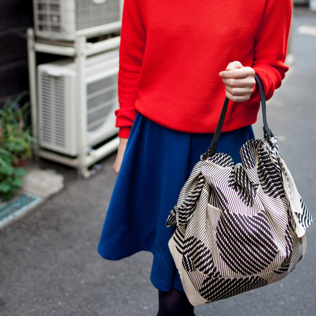 “Dots” Black Furoshiki Bag Set