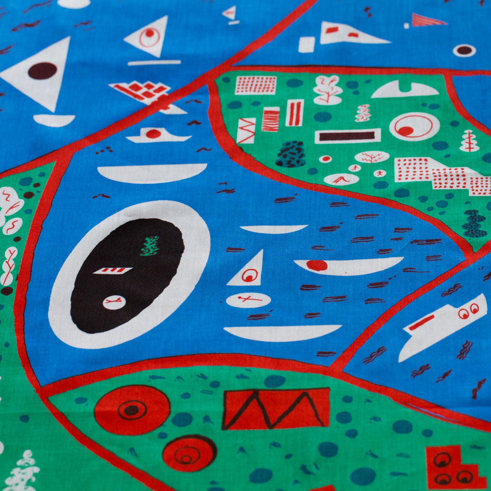 “Stockholm” Green Furoshiki