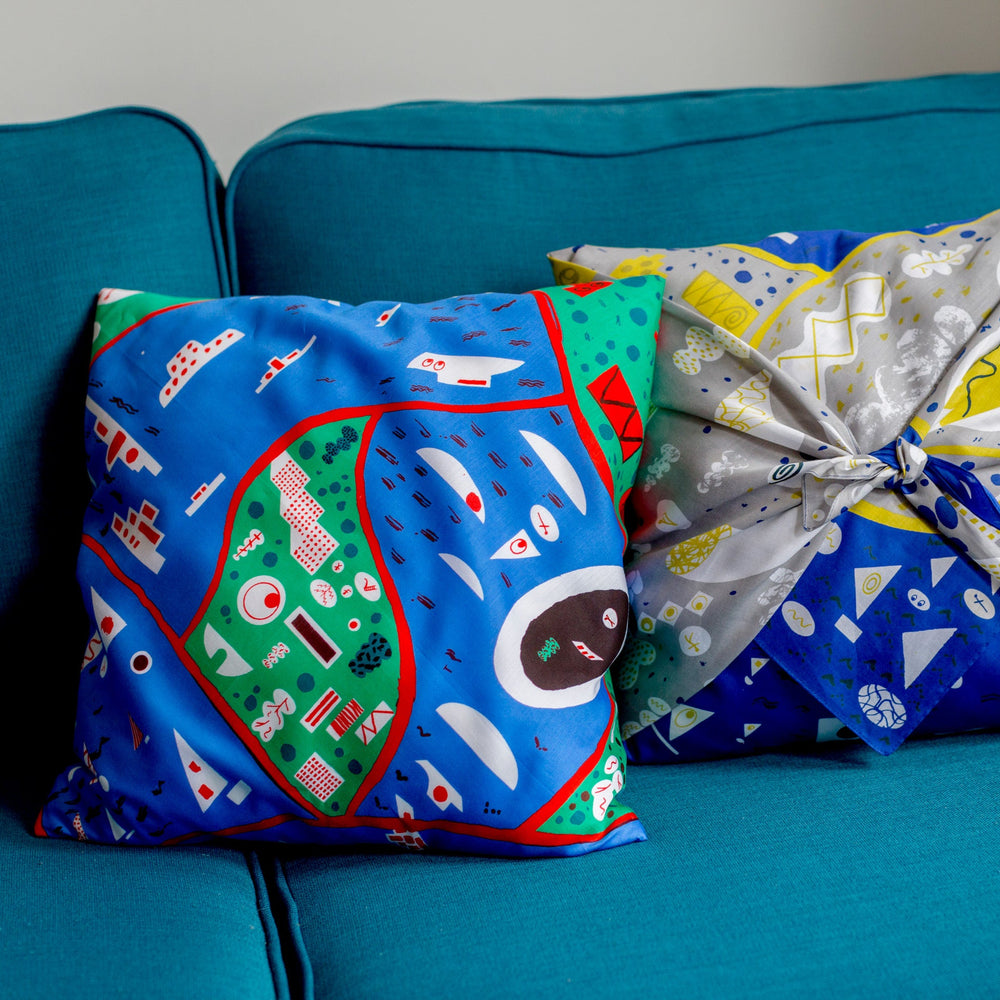 “Stockholm” Green Furoshiki