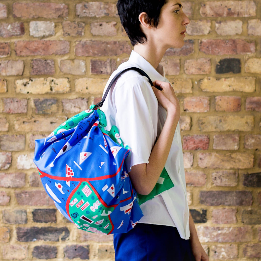 “Stockholm” Green Furoshiki Bag Set