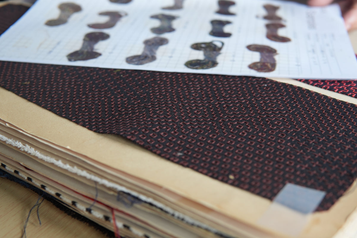 New color - Sashiko Coaster by Mr. Kenichi Ohazama (Brown)