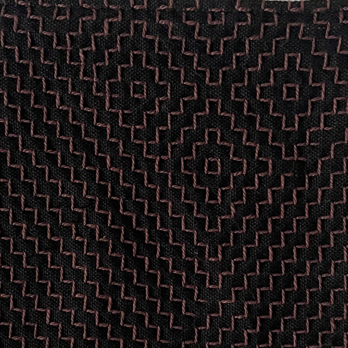 New color - Sashiko Coaster by Mr. Kenichi Ohazama (Brown)