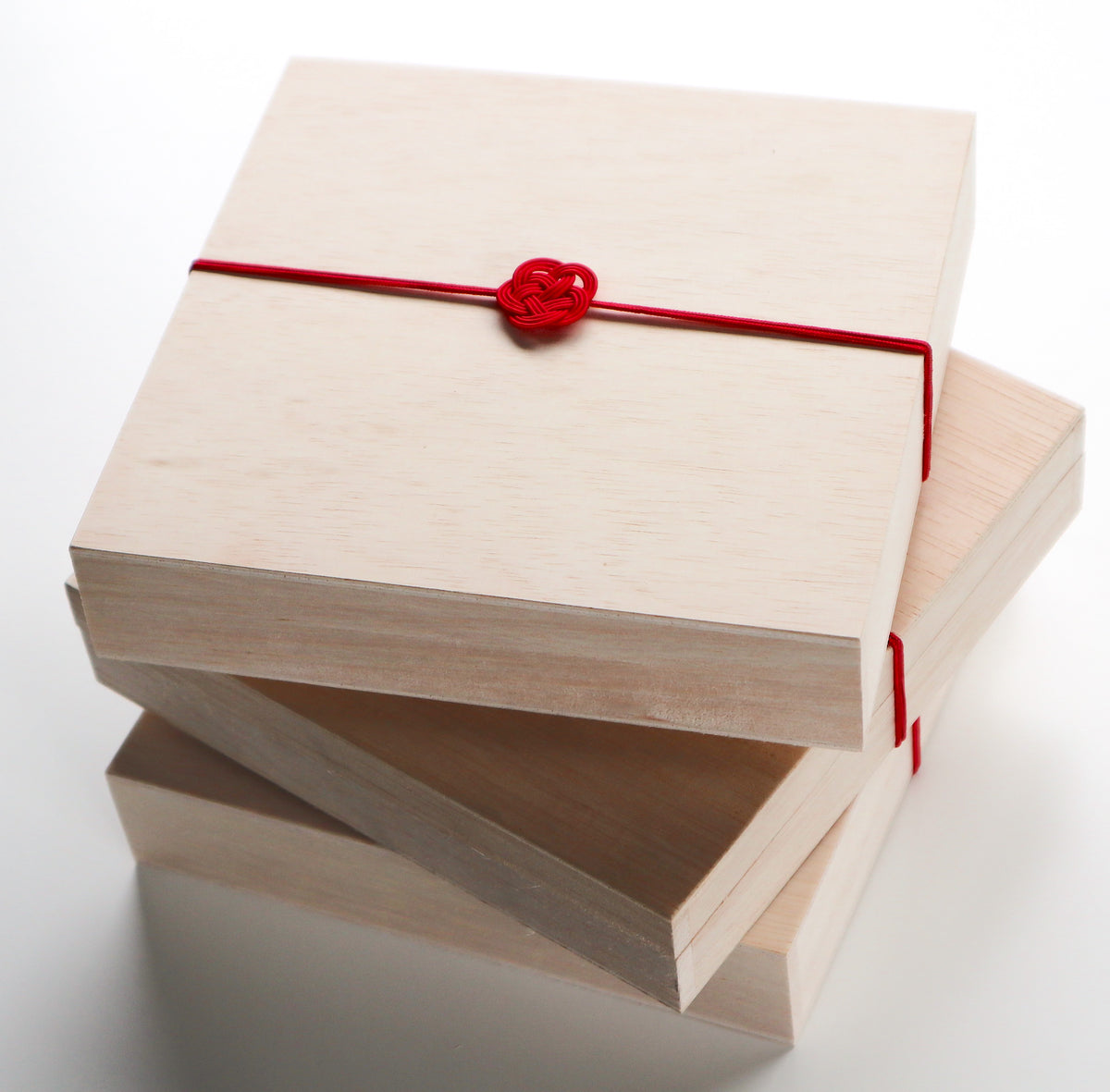 Tokyo Matcha Furoshiki & Wood Gift Box / Set of 2
