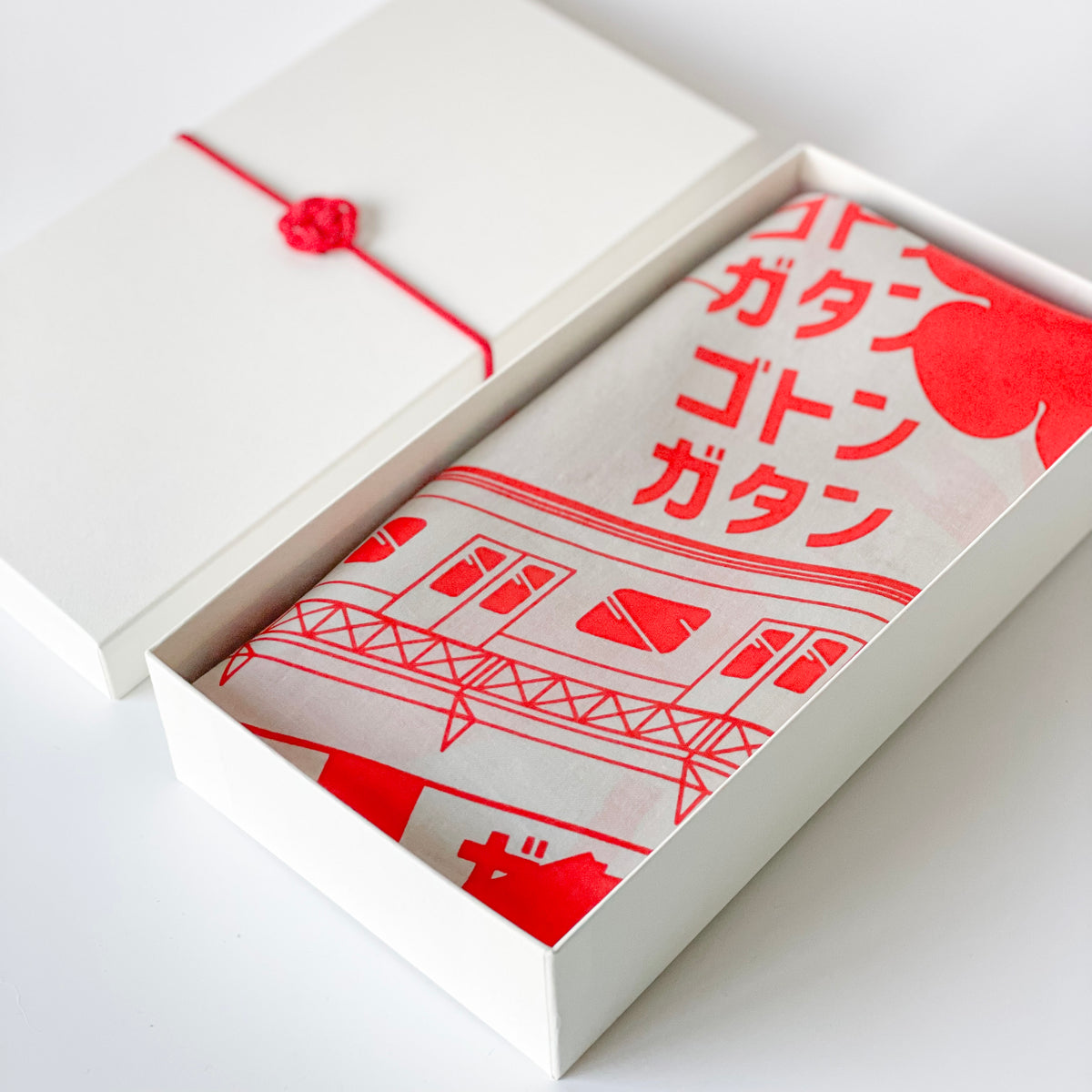 Furoshiki Gift Box (Card) White