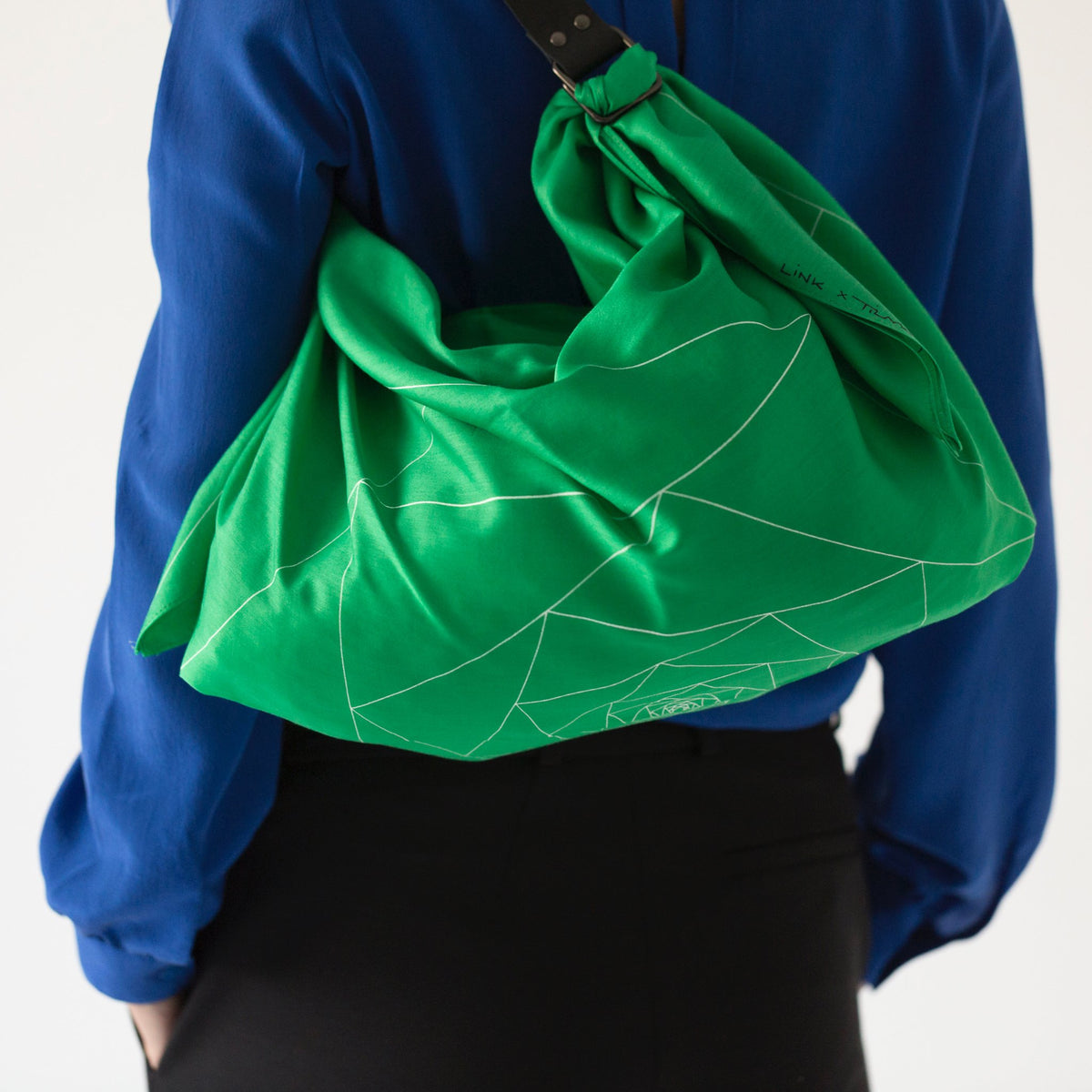 “Triangles” furoshiki bag