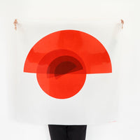 Gift box for furoshiki with mizuhiki ribbon