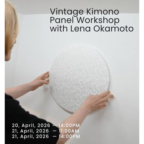 Vintage Kimono Panel Workshop in Tokyo