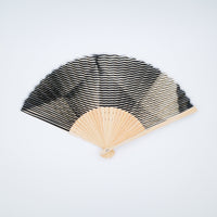 Folded Paper Black Upcycled Fan