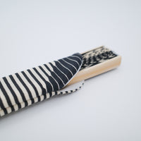 Folded Paper Black Upcycled Fan