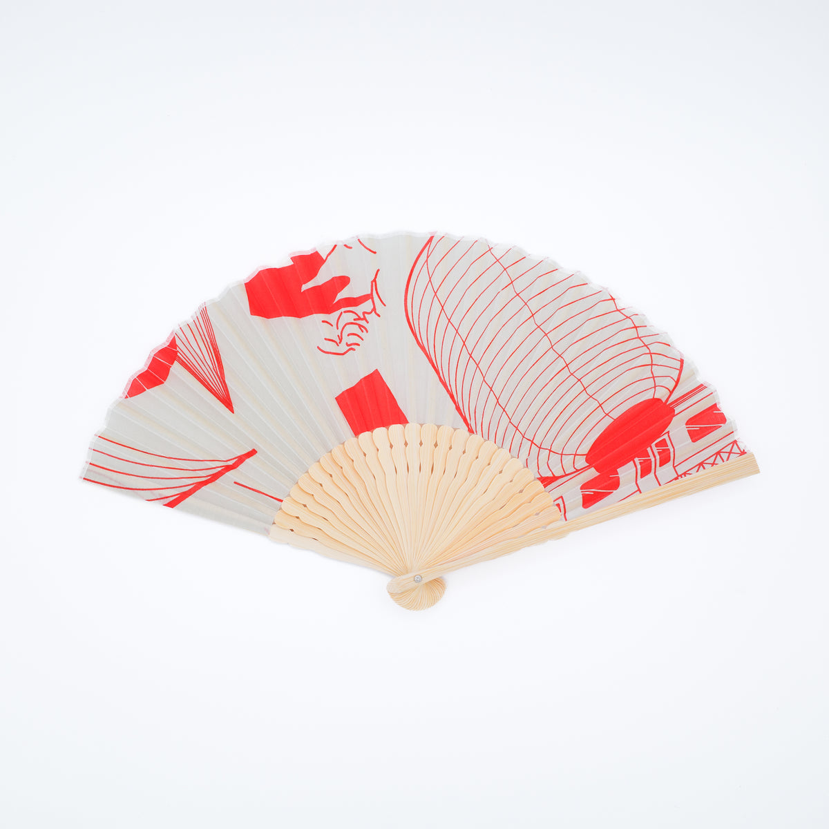 Tokyo Manga  Fan (Orange)