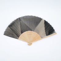 Folded Paper Black Fan