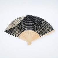 Folded Paper Black Fan