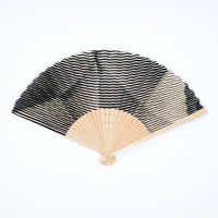 Folded Paper Black Fan