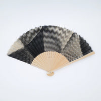 Folded Paper Black Fan