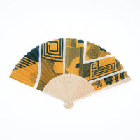 Maze Mustard Upcycled Fan