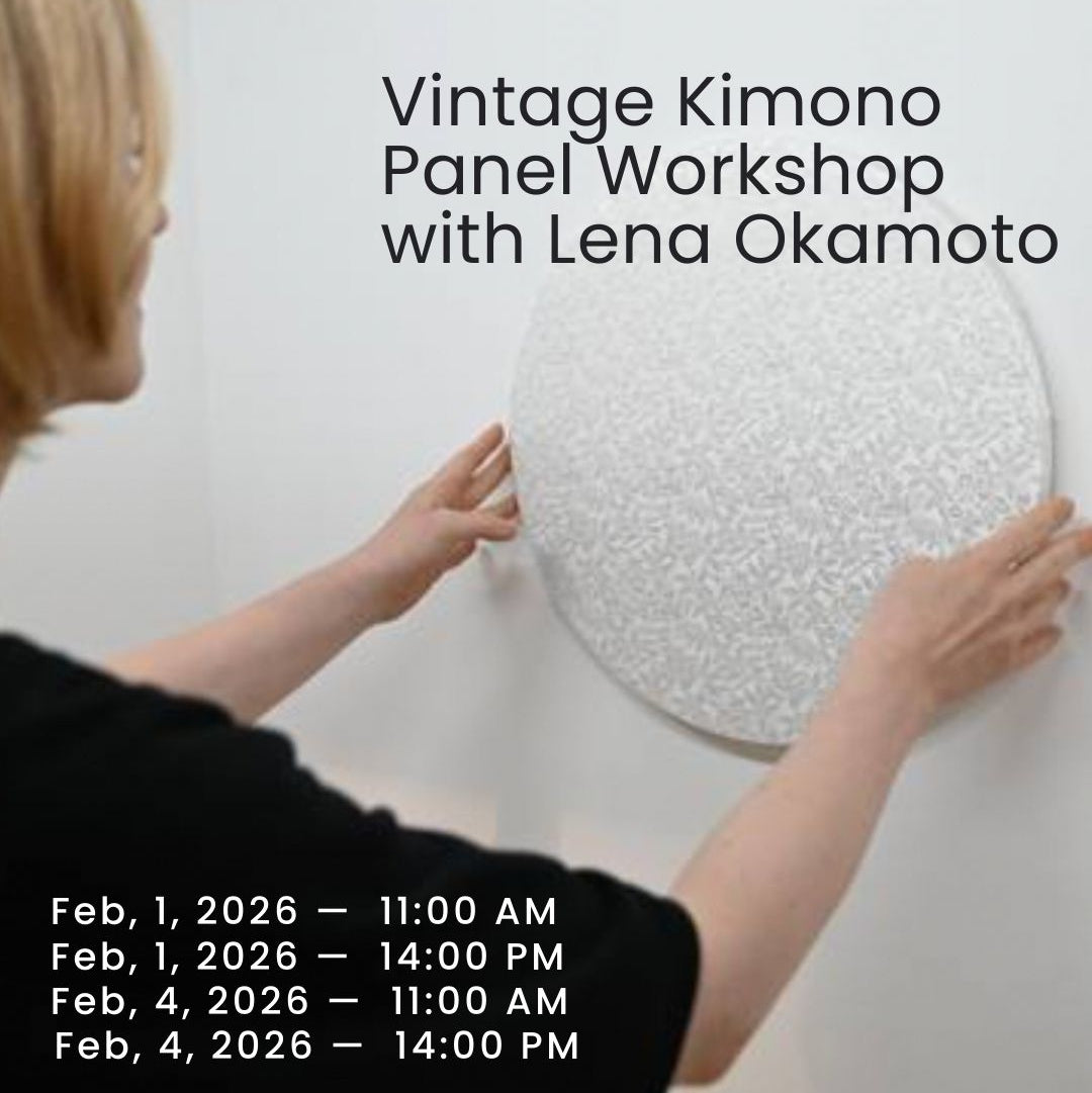 Vintage Kimono Panel Workshop in Tokyo : February 1st or 4th, 2026