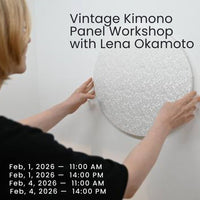Vintage Kimono Panel Workshop in Tokyo : February 1st or 4th, 2026