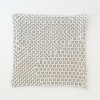 Sashiko Coaster - White