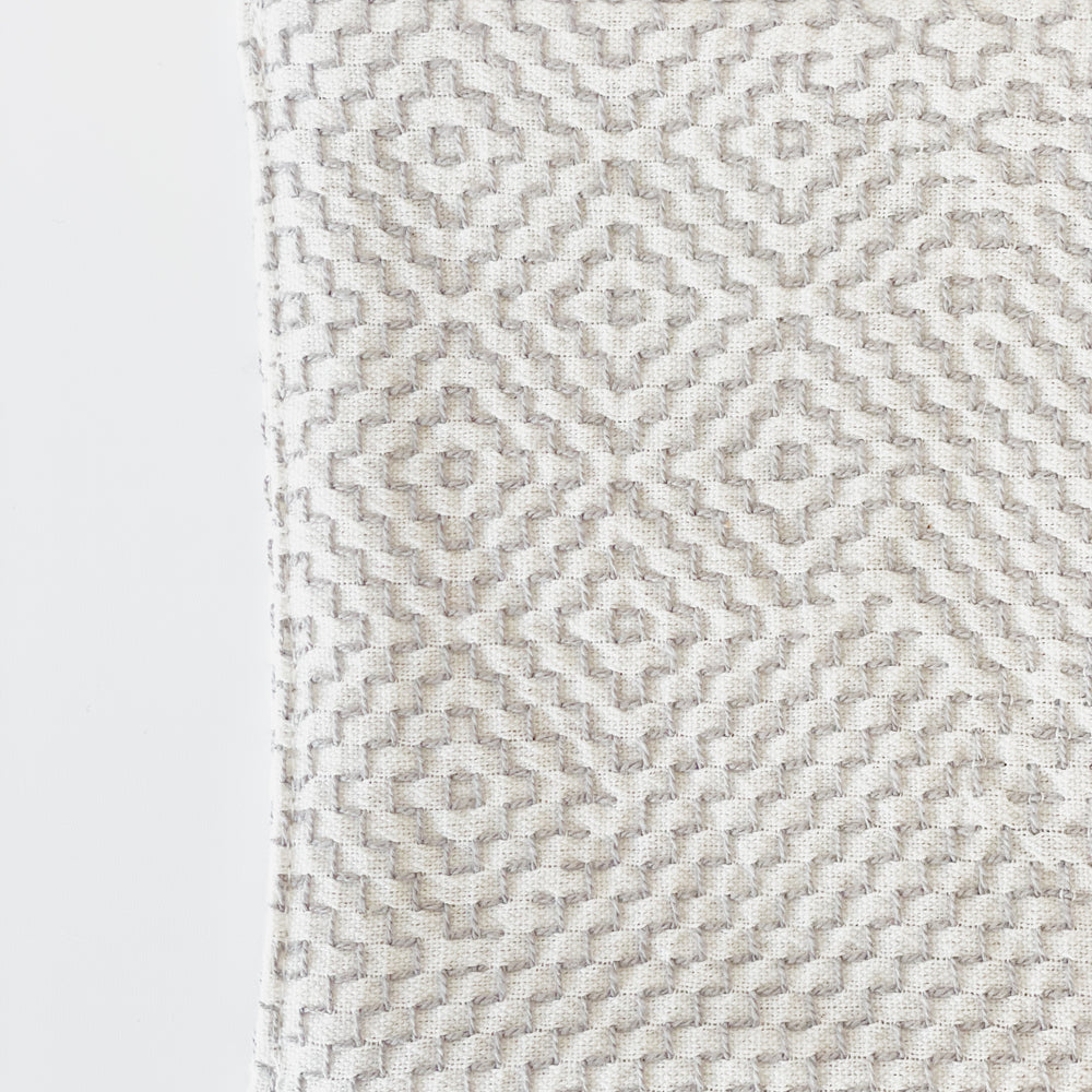 Sashiko Coaster White