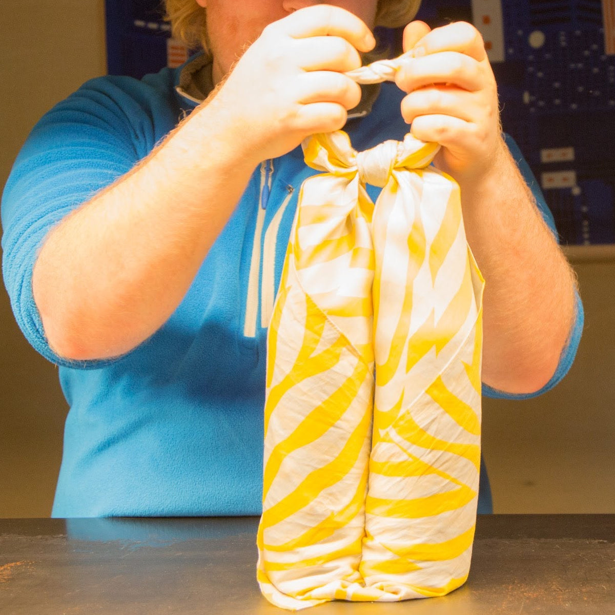 Furoshiki Wrapping Workshop in Tokyo by Link Collective