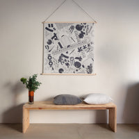 Hinoki Wooden Furoshiki Hanger with Nylon Cord (Long or Short)