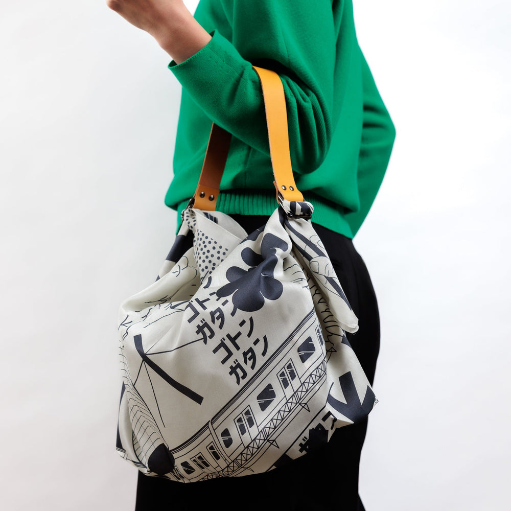 Mustard Leather carry strap