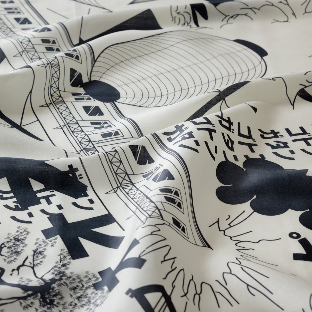 Tokyo Manga Midnight Blue & Mustard Adjustable Leather Carry Strap Set