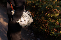 Tokyo Manga Midnight Blue & Orange Adjustable Leather Carry Strap Set