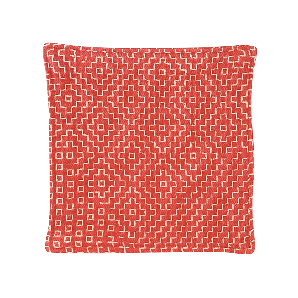 Sashiko Coaster Red