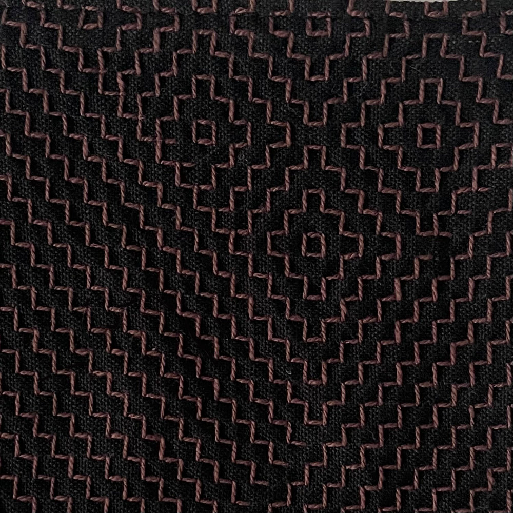 New color - Sashiko Coaster by Mr. Kenichi Ohazama (Brown)