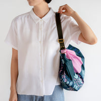 "Arizona" Midnight Furoshiki Bag Set - Adjustable Leather Strap