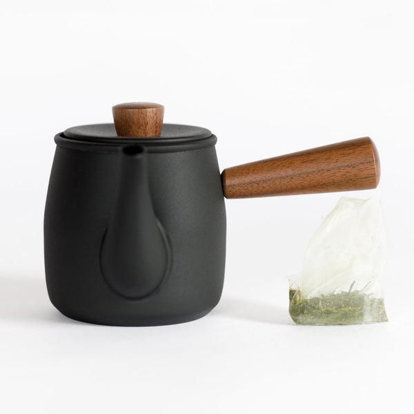 Japanese handcrafted ‘Kyusu’ teapot & Furoshiki set