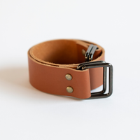 Caramel Leather carry strap