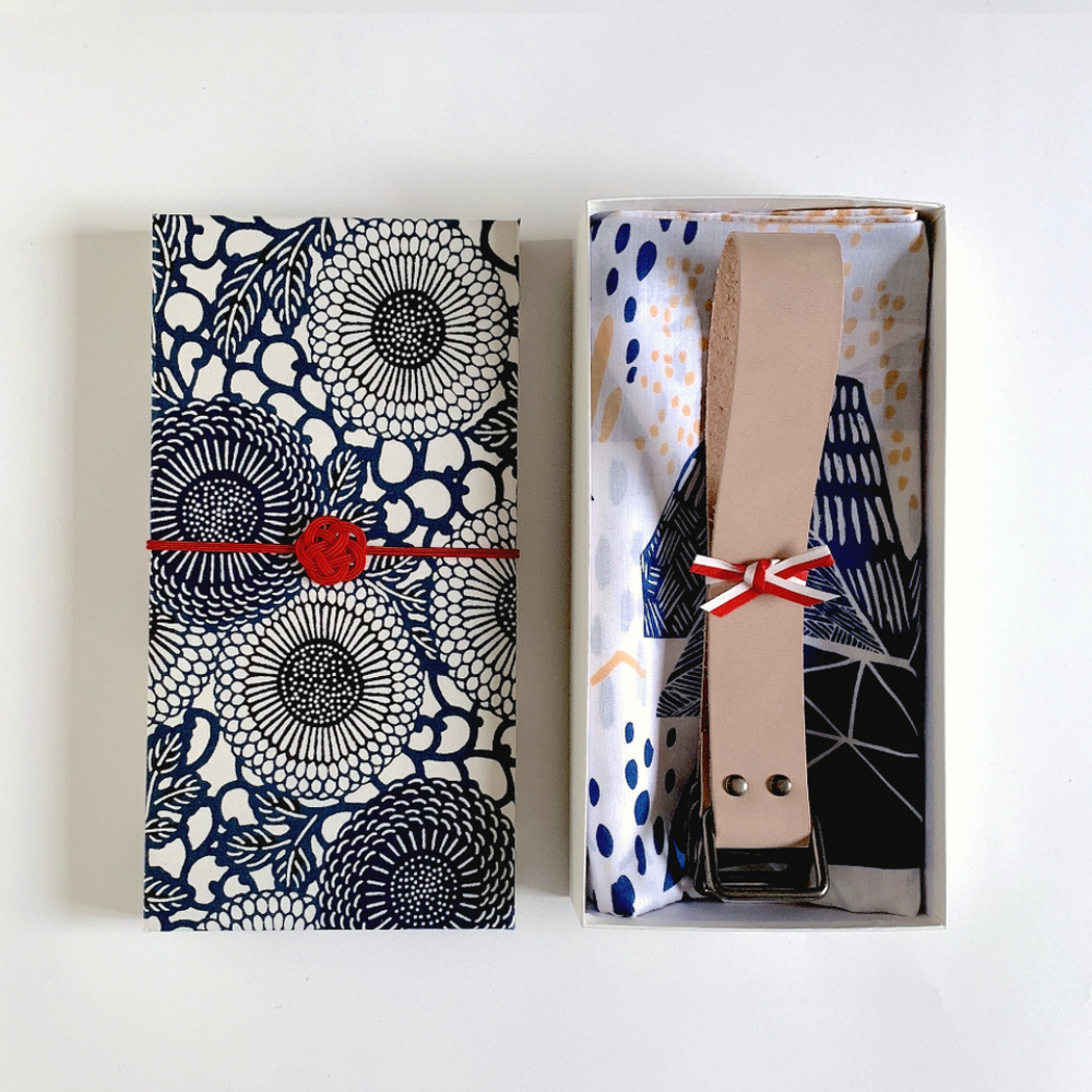 Furoshiki Gift Box (Card with Japanese Washi Paper)