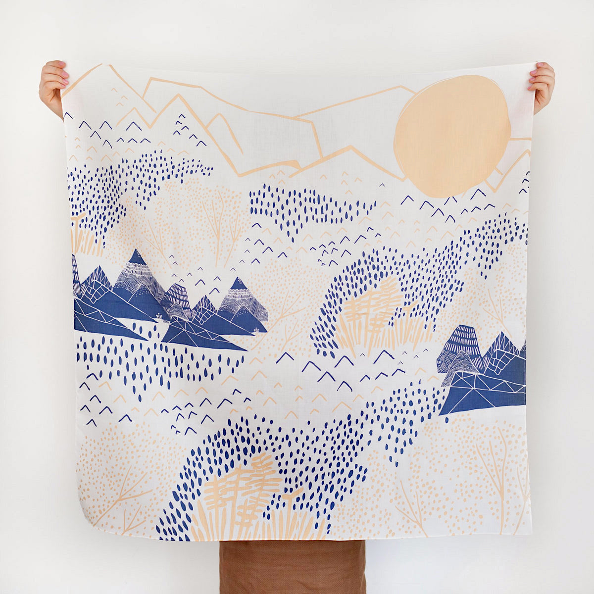 Mountain Blossom Furoshiki by Link