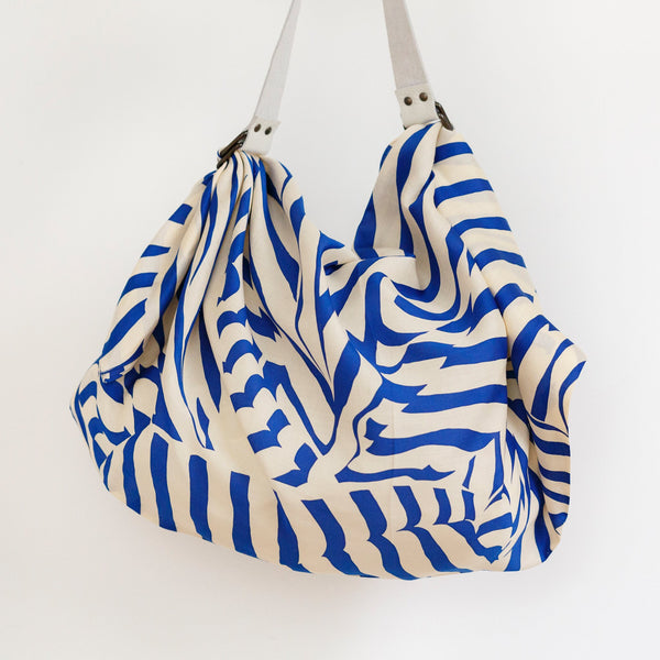 “Stripe” furoshiki (blue) bag set