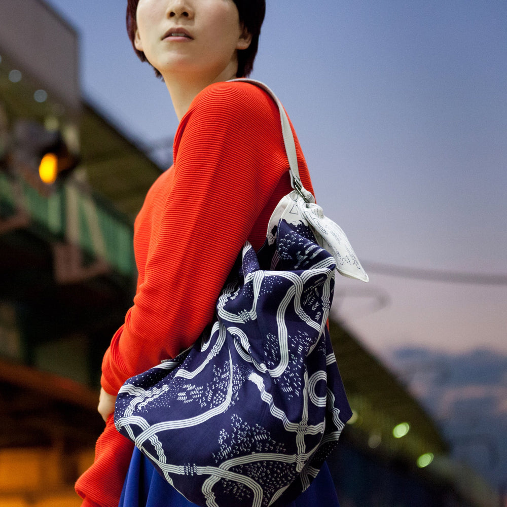 “The Hida Express” furoshiki bag